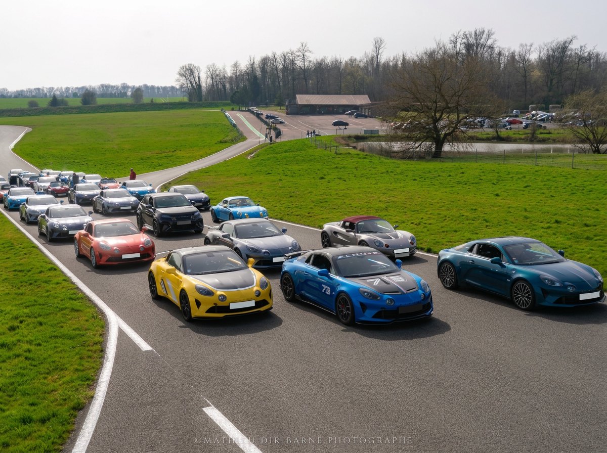 Alpine du club en piste au circuit des Écuyers en 2026
